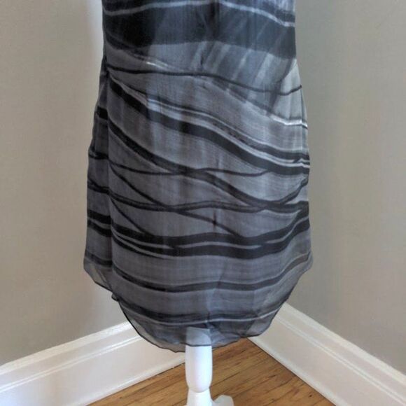 Barneys New York Black and Gray Mini Dress - Picture 6 of 13